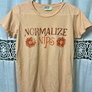 Dazey LA “Normalize Nips” Discontinued Graphic Tee